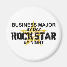 Business Major Rock Star Magnets