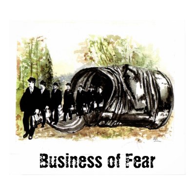 Business of Fear Poster by bulgan_lumini