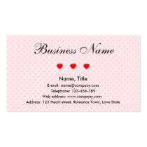 Business of Romance business cards