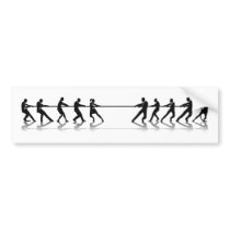 Business people tug of war competition bumper stickers