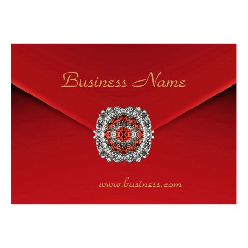 Business Red Velvet Diamond Images Business Cards (front side)