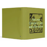 Business Report Binder with YOUR Logo & info