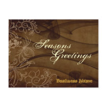 Business Seasons Greetings Promotional Card postcards
