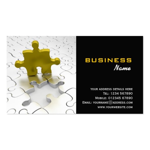 Business Solutions Business Card (front side)