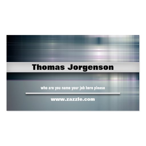 business style business card (front side)