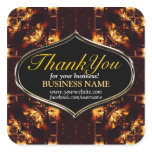 Business Thank You Batik Fire sticker