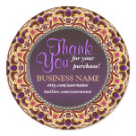 Business Thank You Decorative Gems stickers