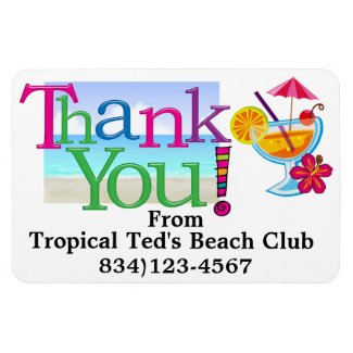 Business Thank You Magnet premiumfleximagnet