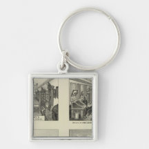 Businesses and Residences, Abilene, Kansas Key Chain