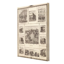 Businesses in Charles City, Davenport Canvas Prints