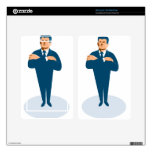 businessman secret agent arms crossed skins for kindle fire