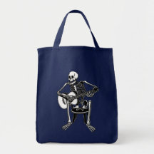 Busker Bones Tote Bag