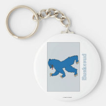Buskerud flag with name keychain