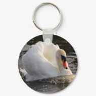 Busking Swan keychain