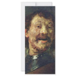 Bust Of A Laughing Man In.,  By Rembrandt Rack Card