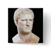 Bust of Agrippa Pinback Button