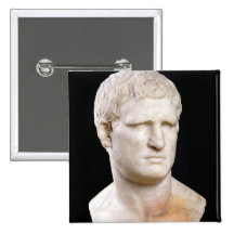 Bust of Agrippa Pinback Button
