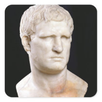 Bust of Agrippa Square Stickers