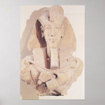 Bust of Amenophis IV from the Temple of Amun Posters