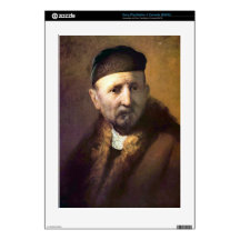 Bust of an old man with a cap by Rembrandt PS3 Decal