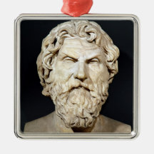 Bust of Antisthenes Christmas Tree Ornament