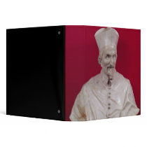 Bust of Cardinal Francesco Barberini 3 Ring Binder