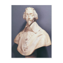 Bust of Cardinal Richelieu  c.1642 Post Card