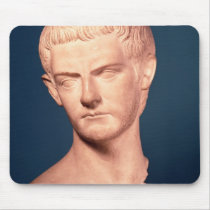 Bust of Emperor Caligula  from Thrace, c.39-40 AD Mousepads