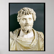 Bust of Emperor Septimus Severus Posters