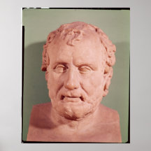 Bust of Eschinus, c.480-476 BC Print