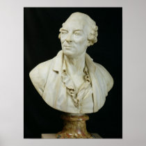Bust of George Louis Leclerc  Count of Buffon Posters