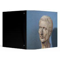 Bust of Julius Caesar 3 Ring Binders