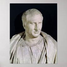 Bust of Marcus Tullius Cicero Posters