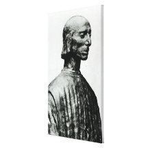 Bust of Niccolo Machiavelli Stretched Canvas Print
