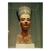 Bust of Queen Nefertiti, front view Postcard