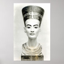 Bust of Queen Nefertiti Posters