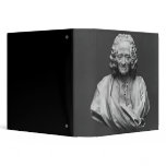 Bust of Voltaire binders