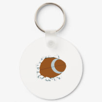 Bust Out Football keychains by TorrDenaIndians Bust Out Football keychains