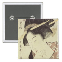 Bust portrait of the heroine Kioto of the Itoya Pins