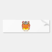 Bustamante Coat of Arms (Family Crest) Bumper Stickers