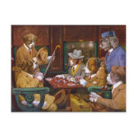 Busted! ("His Station and Four Aces") Post Card
