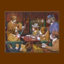 Busted! ("His Station and Four Aces") postcards