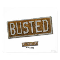 Busted Poster posters by MythBusters Busted Poster posters