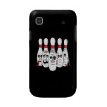 busted up injured bowling pins cartoon samsung galaxy s case