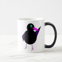 Buster Blackbird color-change mug