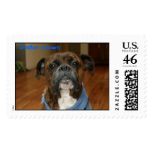 Buster in bandana postage stamps