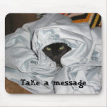 Buster in Bed - mousepad mousepads