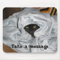 Buster in Bed - mousepad by RozSmith Buster in Bed - mousepad
