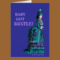 Bustle Greeting Card cards