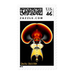 Busty Beast Fractal Postage Stamp